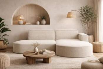 Kaiser Möbel - Corner Sofa with