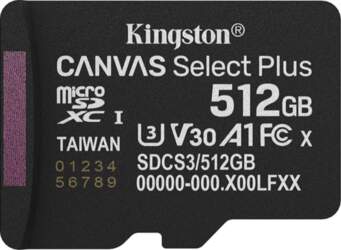 Kingston Canvas Select Plus microSD atmiņas