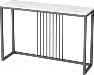 Konsolentisch mit Steinplattenplatte, Console Table mit