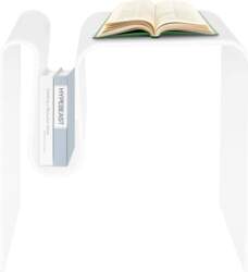 M-Form Acrylic Side Table with Usable