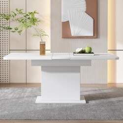 Merax Extendable Dining Table with Storage