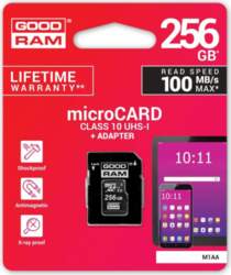 Microsdxc 256gb class 10 uhs i