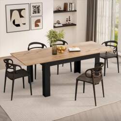 MOBILI FIVER, Easy Extendable Dining Table
