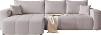 Modern L-Shaped Corner Sofa with Sleep