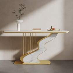 Modern Narrow Console Sofa Table Rock