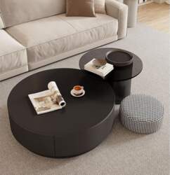 Modern Round Coffee Table Set +