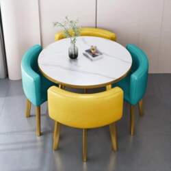 Modern Square Kitchen Dining Table Set