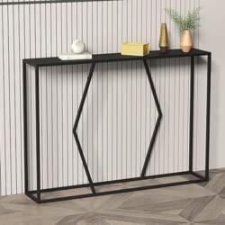 Narrow Console Industrial Kitchen Table Breakfast