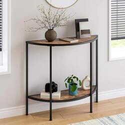 Narrow Console Table, Two-Tier Console Table