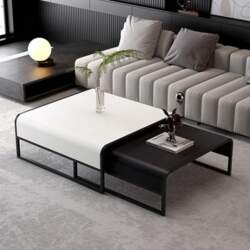 Nesting Coffee Table Set, Modern Design