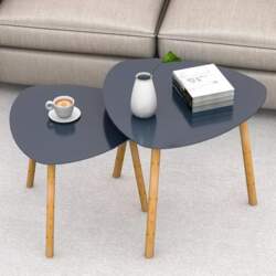 Nesting Table Set of 2 Bamboo