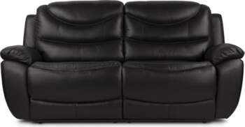 Nevada Leather Sofa with Relaxation Function