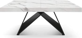 PAZZO DESIGN Giuseppe Extendable Table, Black