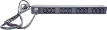 Pdu basic 1u 16a 208/230v c13