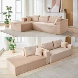 PixelPilot Corner Sofa L-Shape Sofa with