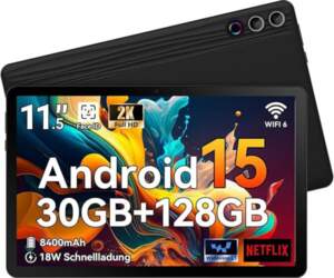 Planšetdators 11,5 collu Android 15