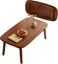 Portable Folding Coffee Table Rectangular Small