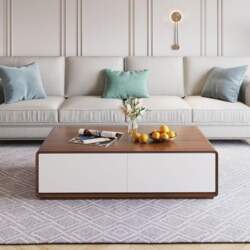 POVISON Coffee Table, Side Table with