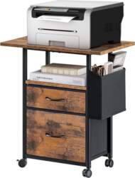 Printer Stand with 2 Fabric Drawers
