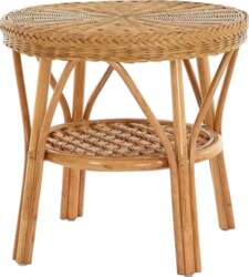 Rattan Table / Side Table Round