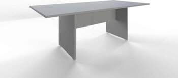 Rectangular Wooden Table, Stone Grey, 210