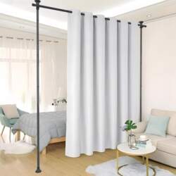 Room Divider Screen Frame Curtain Pole