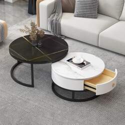 Round Coffee Table Set of 2