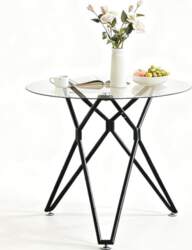 Round Dining Table, Space-Saving Small Kitchen