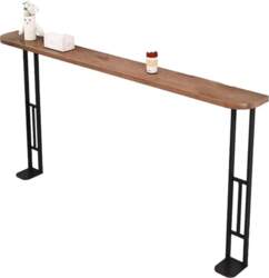 Shelf behind sofa, narrow console sofa