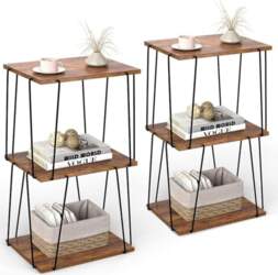 Side Table Set of 2, Tall