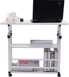 Side Table Sofa Table with Wheels