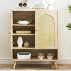 Sideboard, 4 Levels Kitchen Cabinet with