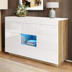 Sideboard, High Gloss Sideboard, Display Cabinet