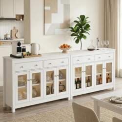 Sideboard Set of 2, Kitchen Cabinets