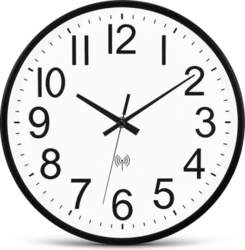 Sienas pulkstenis ar radio vadību –