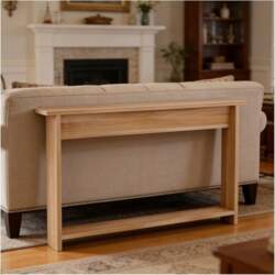 Slim Sofa Table with Storage Space
