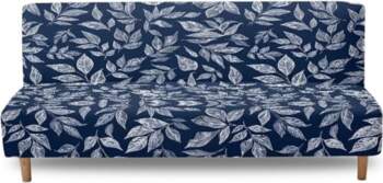 Sofa Bed Slipcover Leaf Pattern Elastic