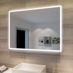 Sonni Bathroom LED Wall Mirror, Rectangular
