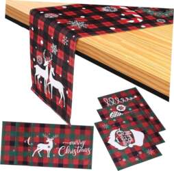 Sosoport Pack of 7 Christmas Table