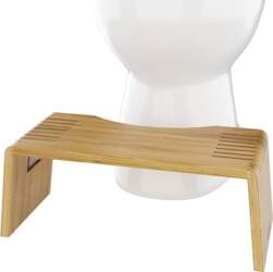 Squatty Potty Oslo Folding Bamboo Toilet