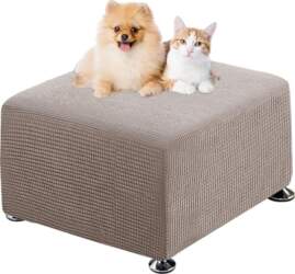Stretch Stool Cover Ottoman Protective Cover