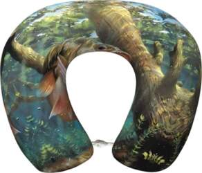Swimming Fish Memory Foam ceļojuma spilvens