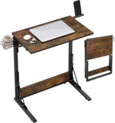 Tatub Folding C Shaped Side Table