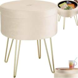 Tectake® 3-in-1 Storage Stool Storage Box