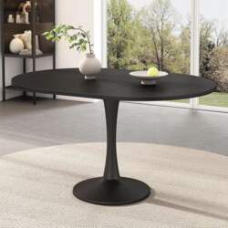 TIZZ Extendable Oval Dining Table 100/140