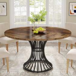 Tribesigns 120 cm Round Dining Table