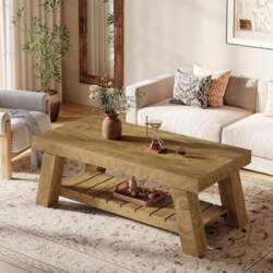 Tribesigns Coffee Table, 120 cm Rectangular