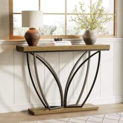 Tribesigns Console Table 105cm Industrial Sofa