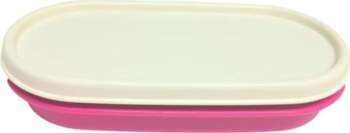 Tupperware Eidgenosse Square Round Compact Container