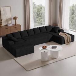 U-Shaped Modular Cloud Couch 3 Seater